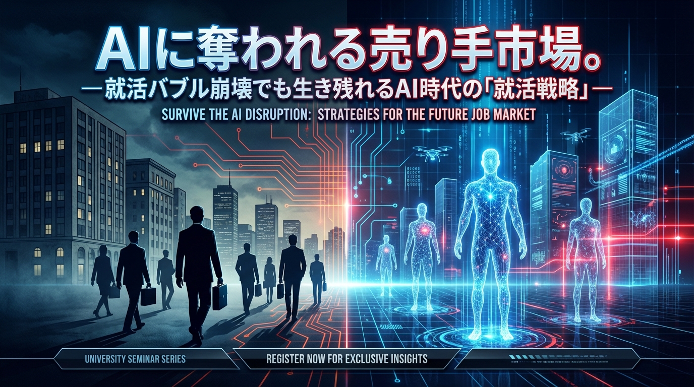 【新卒】AI時代を勝ち抜くための「シン・就活戦略」セミナー