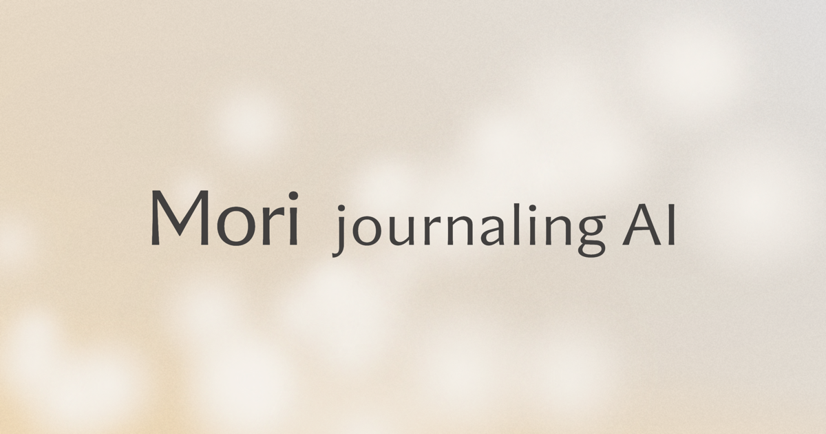 【Mori】Lead Product Designer