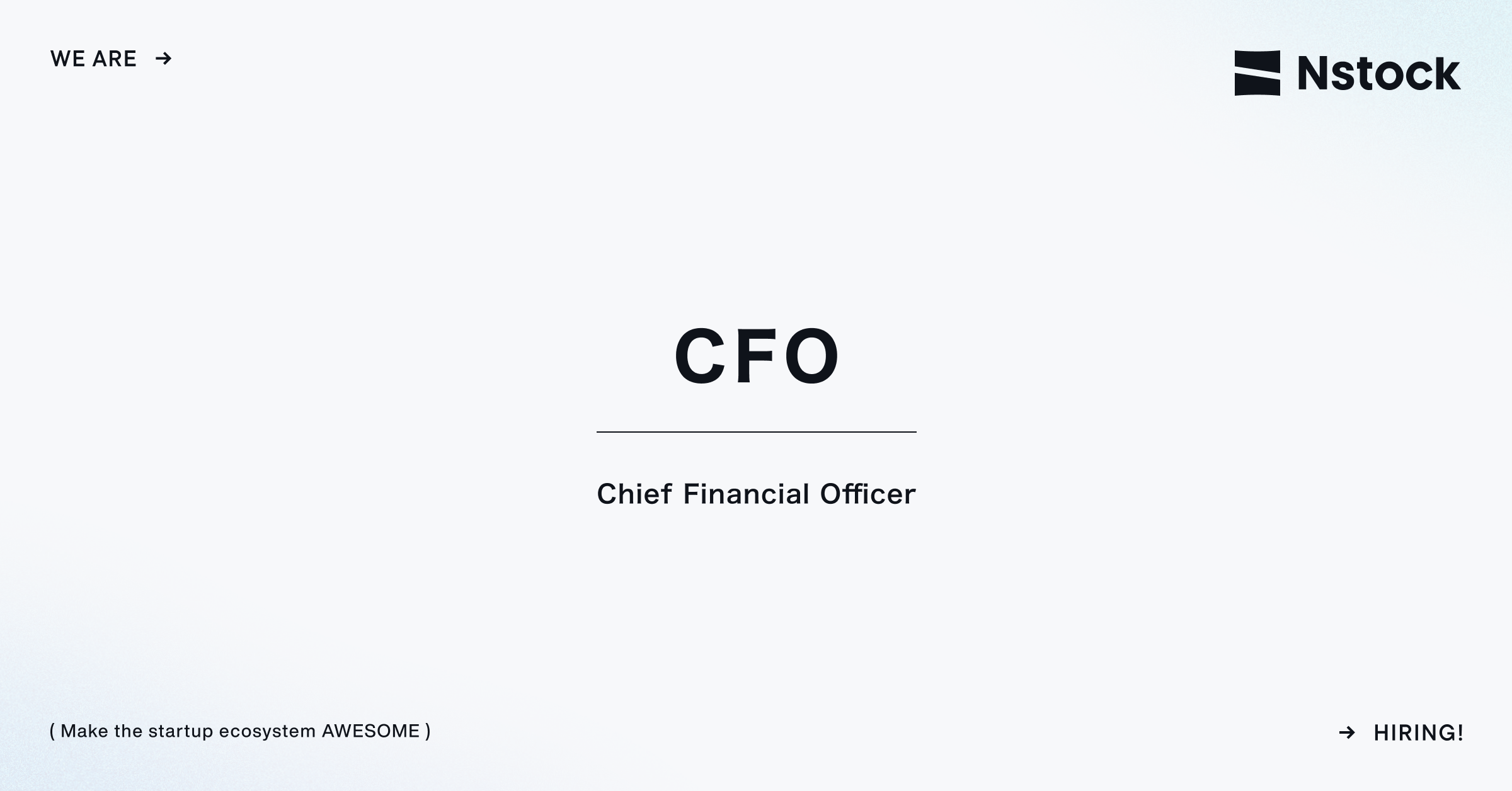 CFO（財務責任者）