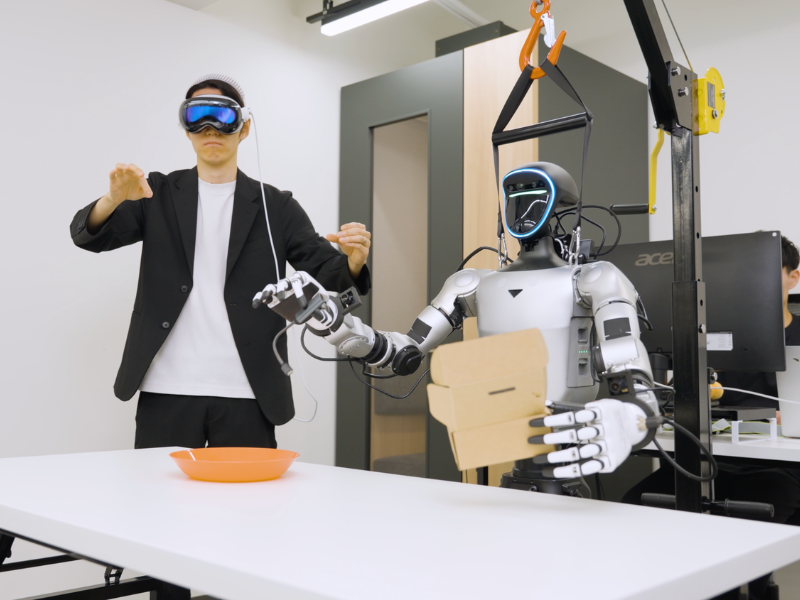 ロボットテレオペレータ｜Physical AI開発支援