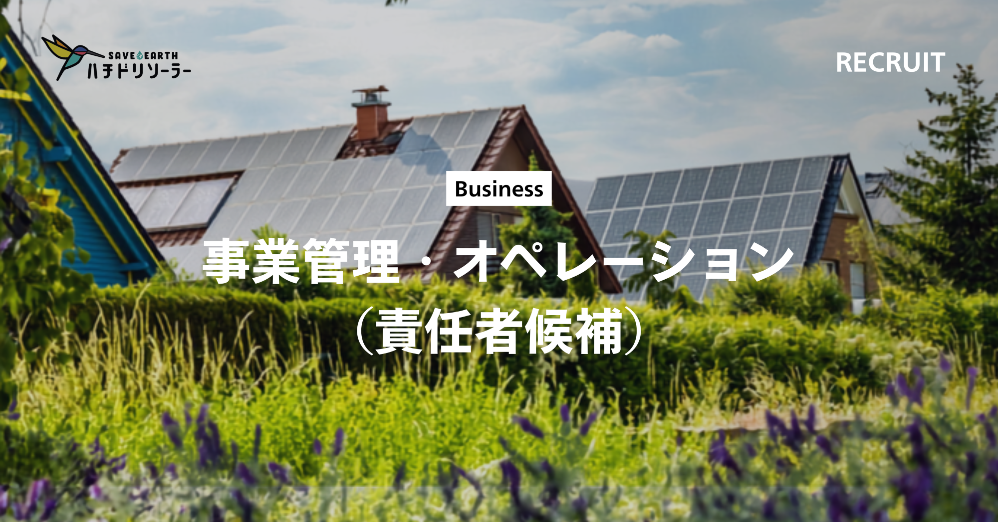 事業管理・オペレーション（責任者候補）