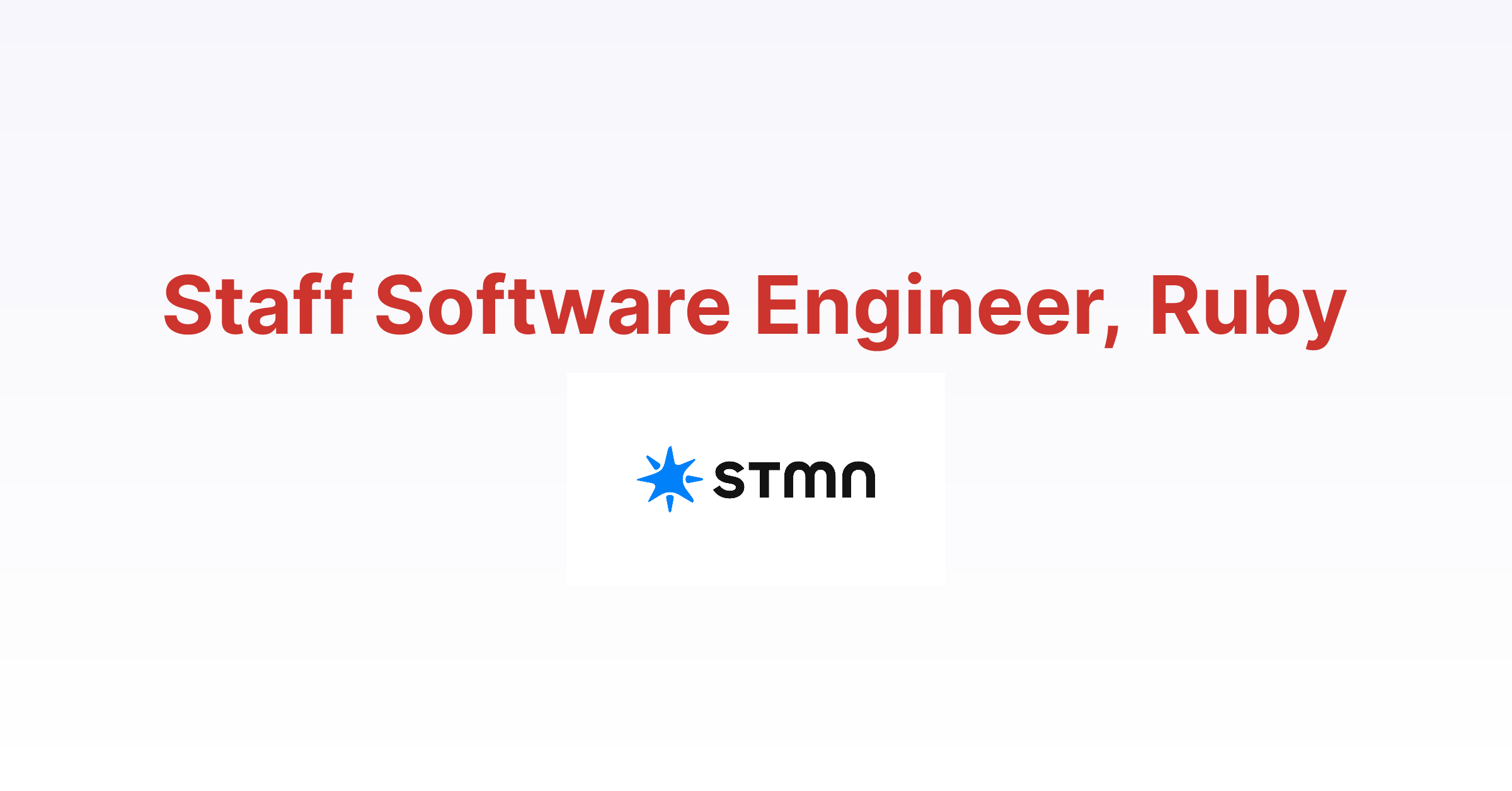 Product018.Staff Software Engineer (Ruby)_TUNAG_中途