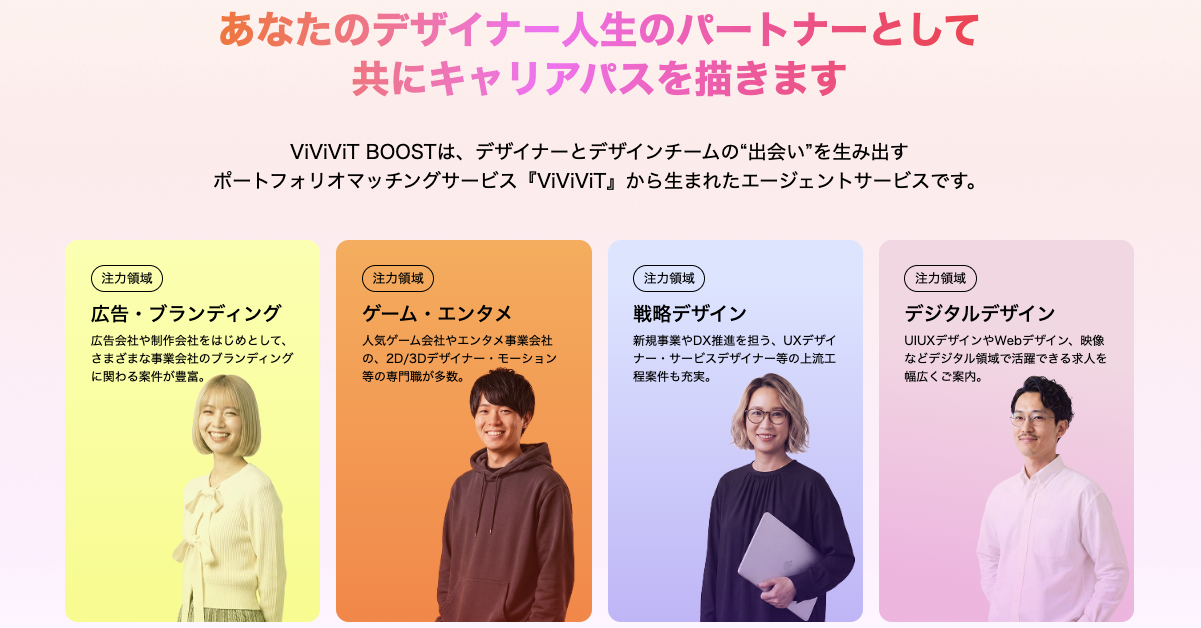 【ViViViT BOOST】キャリアアドバイザー（転職エージェント）